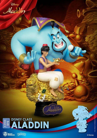 Disney - PVC Diorama Aladdin Dschinni, Abu & Aladdin- 15 cm