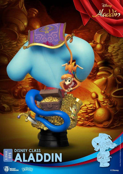 Disney - PVC Diorama Aladdin Dschinni, Abu & Aladdin- 15 cm