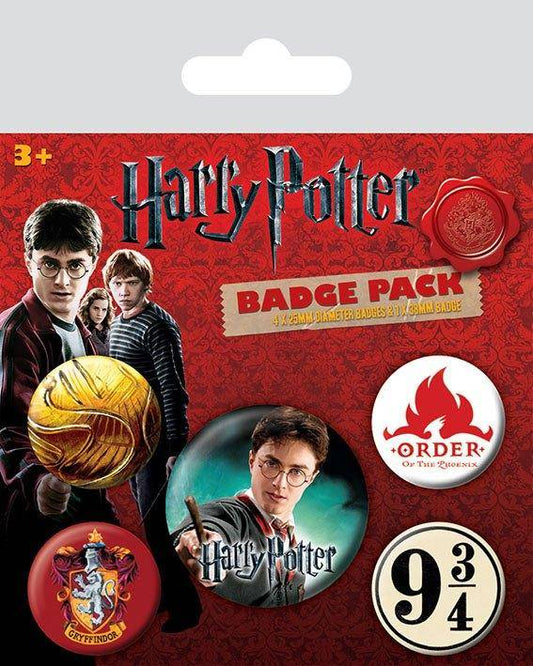 Harry Potter - Anstecker Set Gryffindor