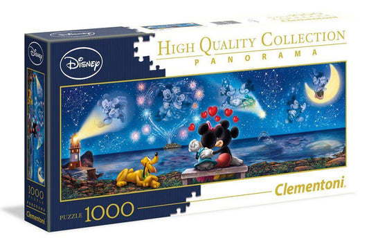 Disney - Panorama Puzzle Mickey & Minnie (1000 Teile)