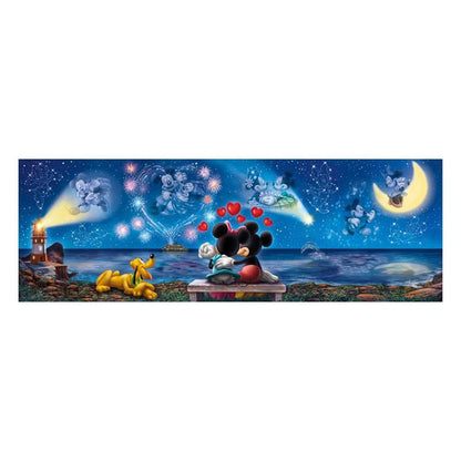 Disney - Panorama Puzzle Mickey & Minnie (1000 Teile)