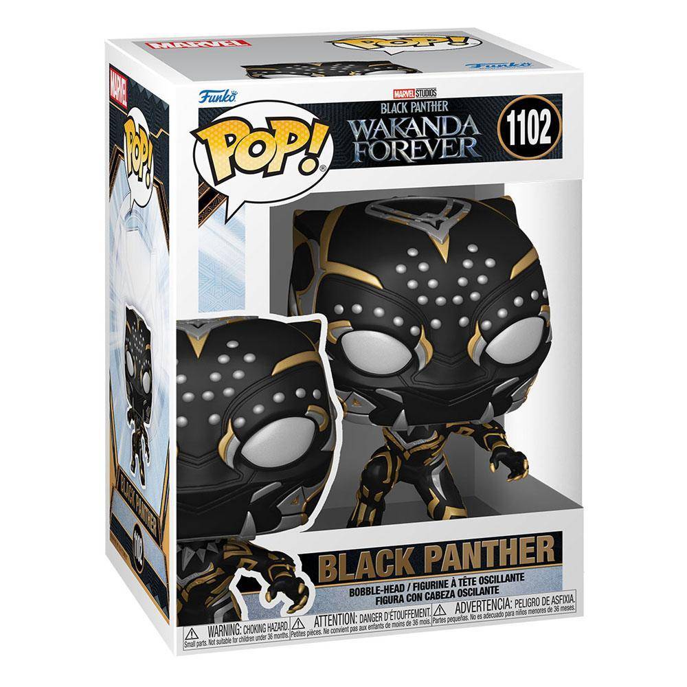 Marvel - POP! Vinyl Wackelkopf Figur Black Panther 9 cm - 1102