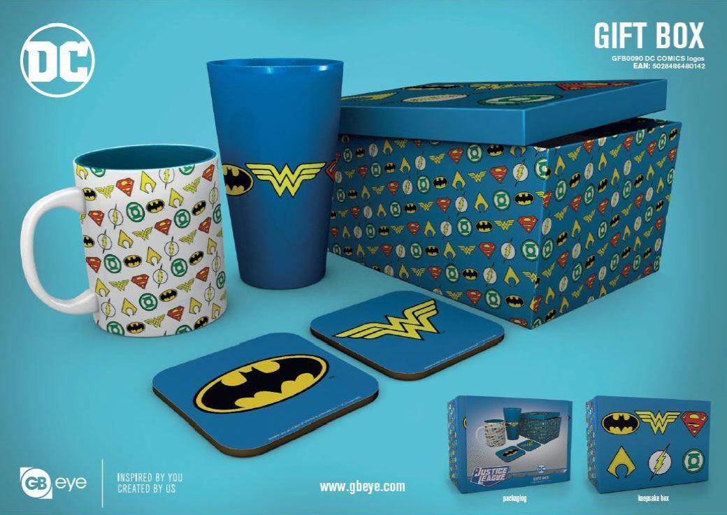 DC Comics - Geschenkbox Heldenlogos