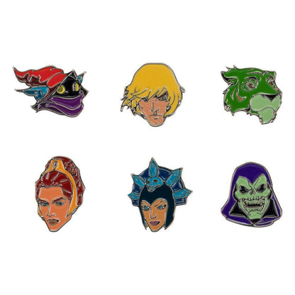 Masters of the Universe - Metall Anstecker Set Charaktere