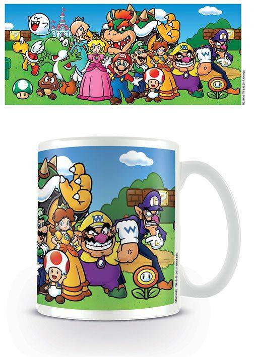 Super Mario - Tasse Retro Charaktere - 315 ml