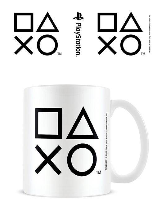 PlayStation - Tasse Symbole schwarz - 315 ml