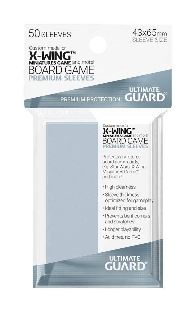 Ultimate Guard - Kartenhüllen Brettspielkarten - Transparent (50)