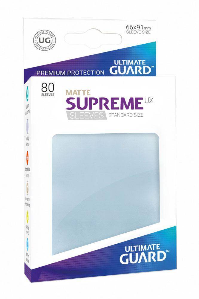 Ultimate Guard Supreme UX Sleeves Standardgröße Matt Transparent (80)