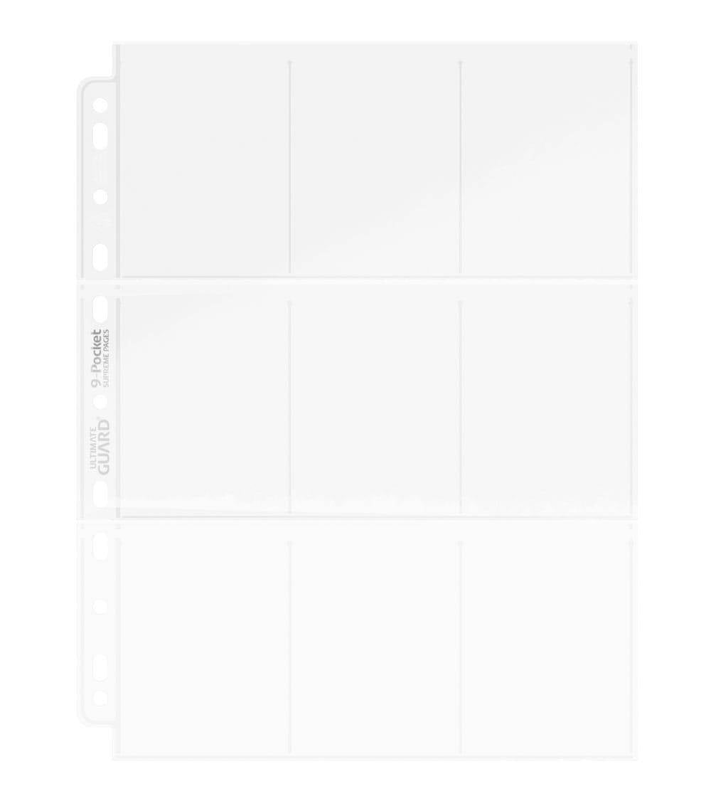 Ultimate Guard - Kartenseiten 9 Taschen Standardgröße - Transparent (100)