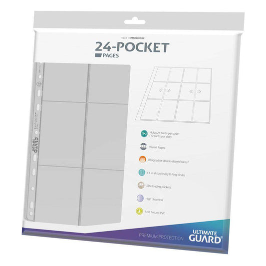 Ultimate Guard - Kartenseiten 24-Pocket Side-Loading Transparent - (10)