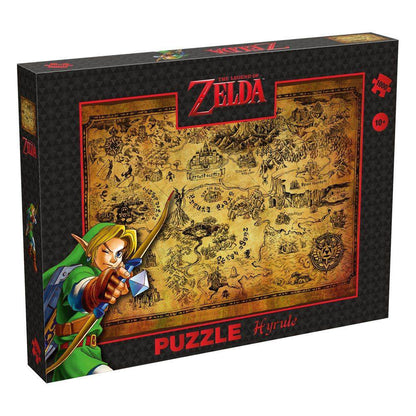 The Legend of Zelda - Puzzle Hyrule Karte (1000 Teile)
